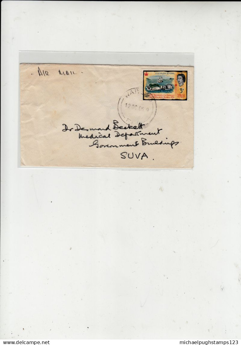 Fiji / Airmail / Postmarks - Fiji (1970-...)