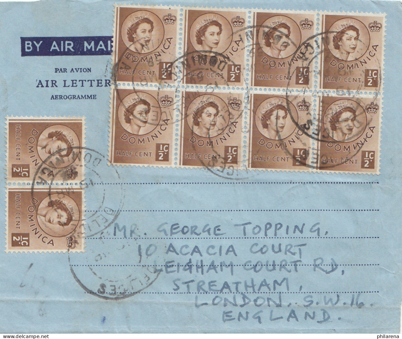 Dominika: 1959: Air Mail To London - Dominique (1978-...)