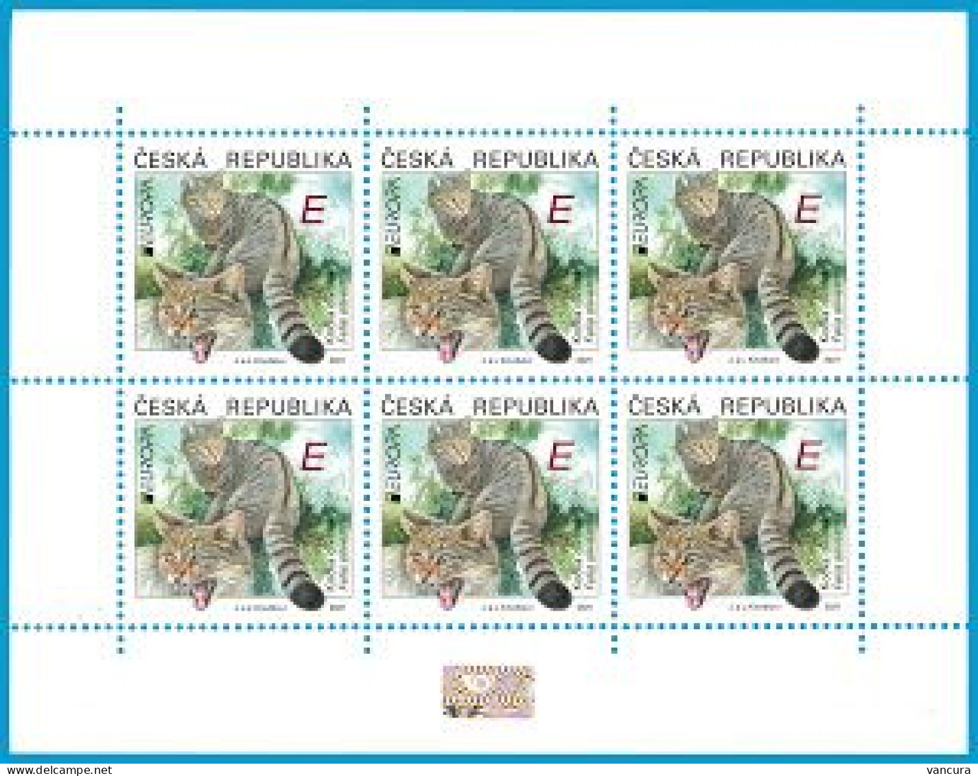 A 1116 Czech Republic EUROPA Wild Cat 2021 - Unused Stamps