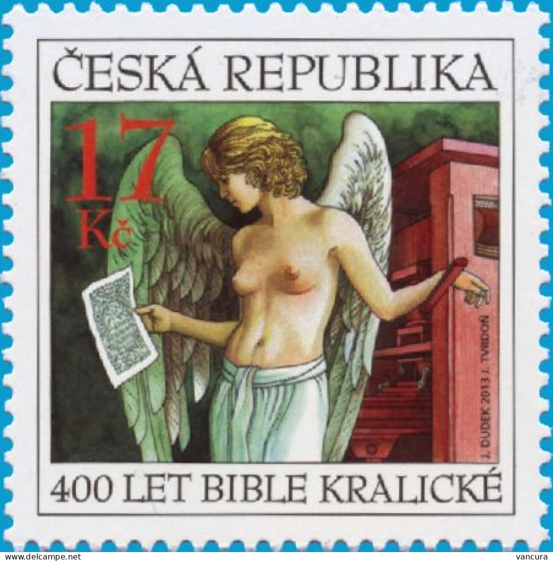 ** 791 Czech Republic Kralice Bible Anniversary 2013 - Naakt