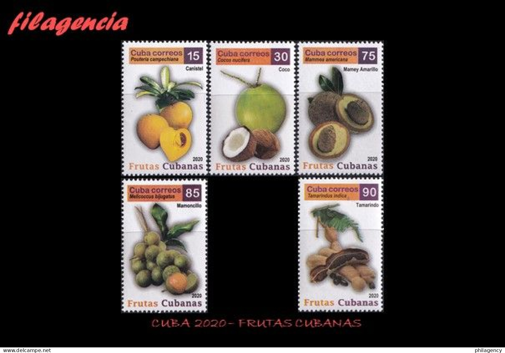 CUBA MINT. 2020-13 FRUTAS CUBANAS - Ungebraucht