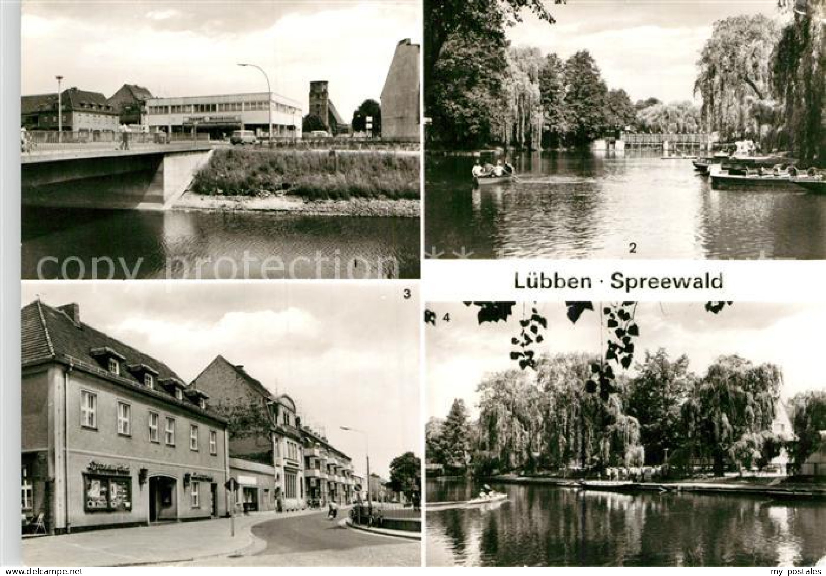 72967473 Luebben Spreewald Kaufhaus Kahnabfahrtsstelle Marktplatz HO Gaststaette - Lübben (Spreewald)