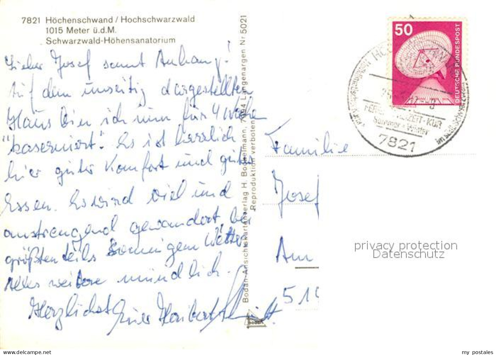 72966867 Hoechenschwand Schwarzwald-Hoehensanatorium Hoechenschwand - Hoechenschwand