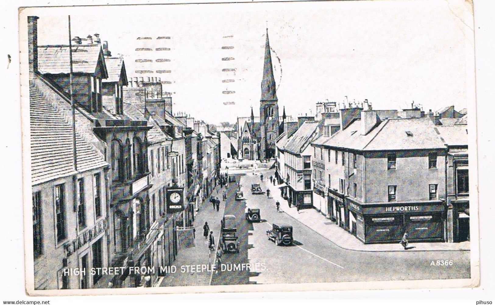 UK-3995   DUMFRIES : High Street From Mid Steeple - Dumfriesshire