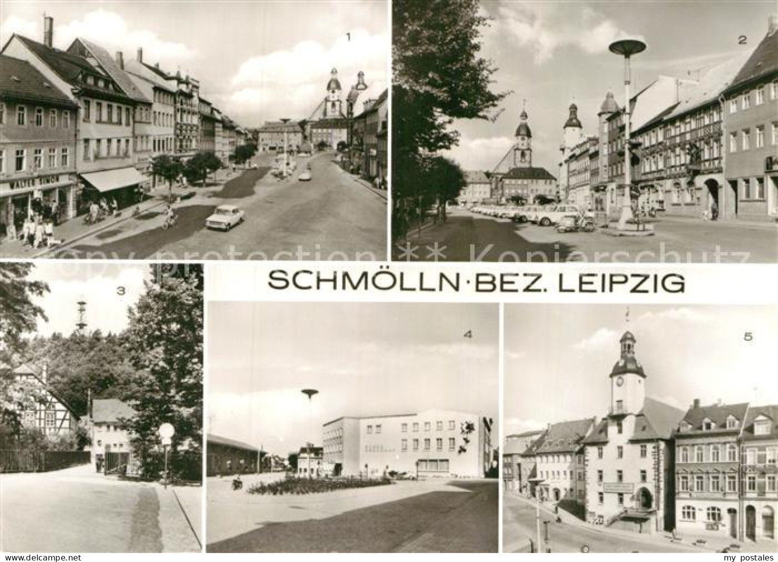 72965645 Schmoelln Thueringen Marktplatz Aussichtsturm Platz Der Neuerer Rathaus - Schmoelln