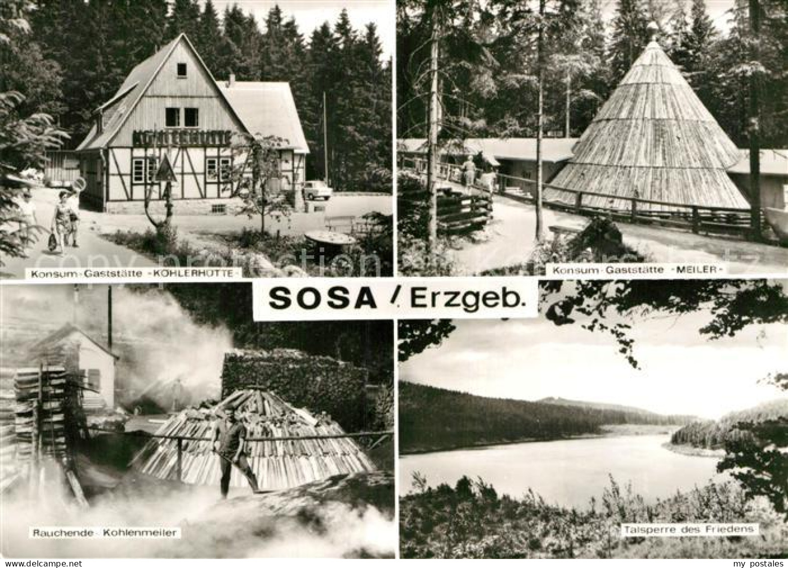 72965643 Sosa Erzgebirge Restaurant Koehlerhuette Restaurant Kohlen-Meiler Talsp - Sosa