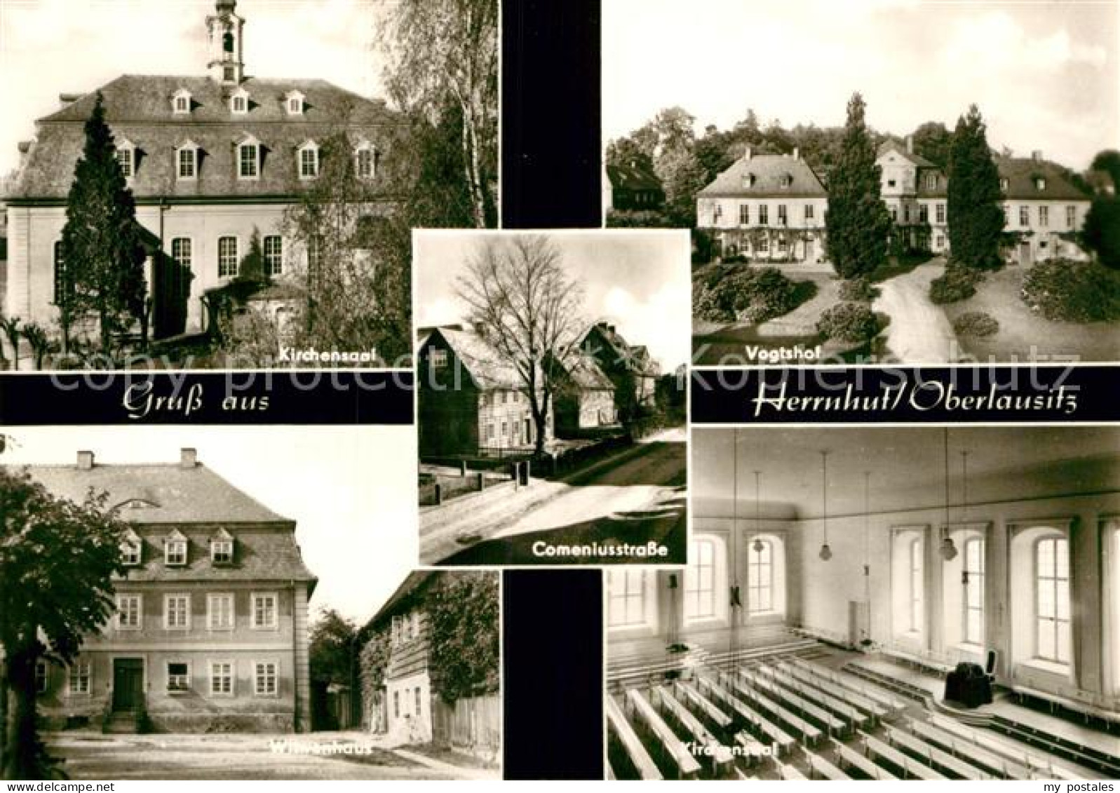 72965538 Herrnhut Kirchensaal Comeniusstrasse Witwenhaus Buergerhaus Herrnhut - Herrnhut