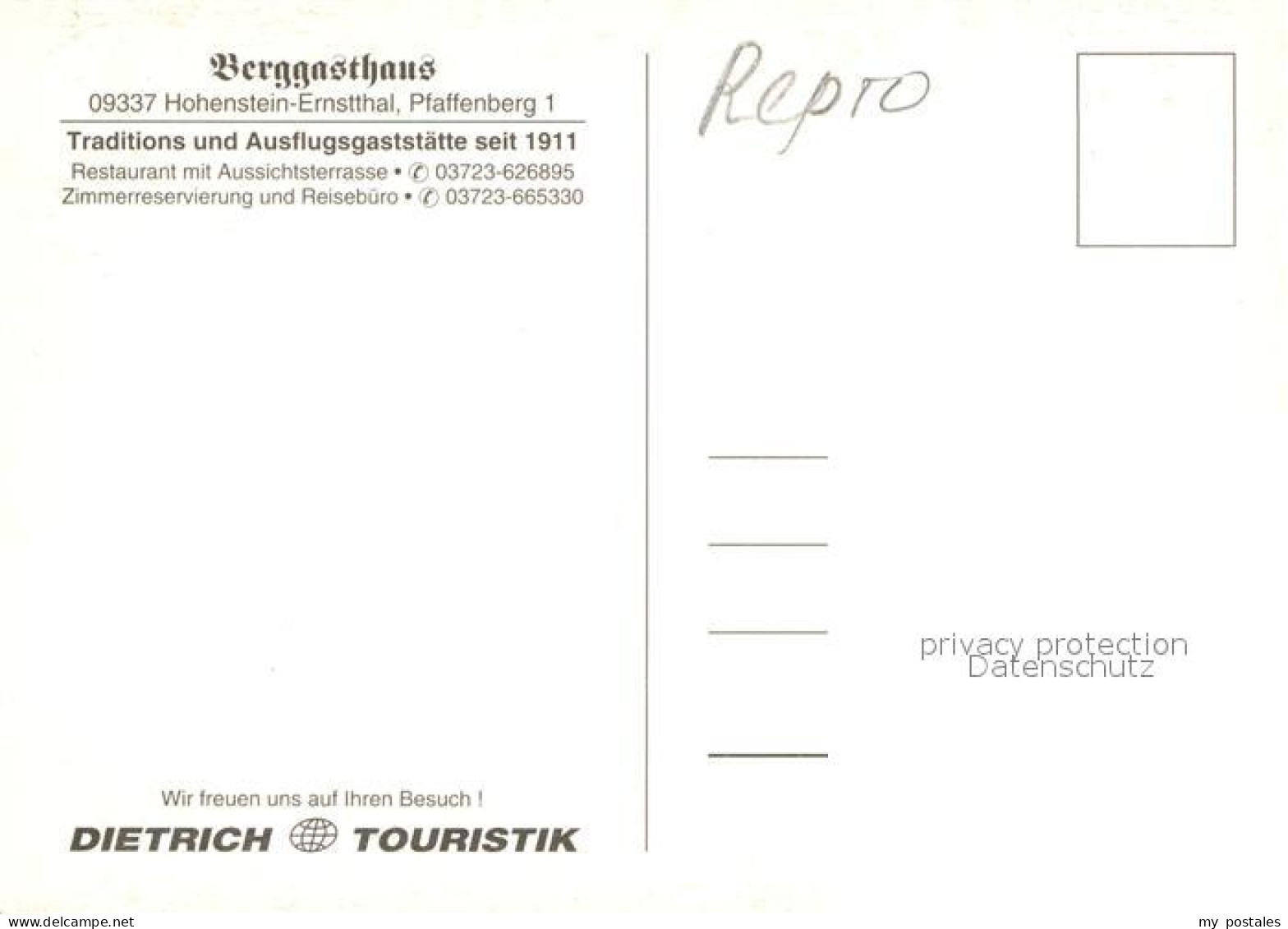 72964961 Ernstthal Repro Hohenstein Berggasthaus Von 1911 Ernstthal - Lauscha