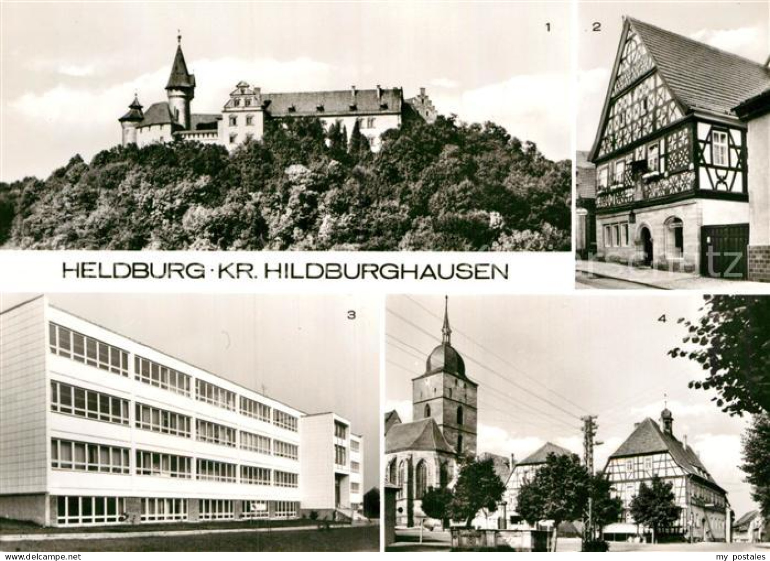 72963845 Hildburghausen Veste Heldburg Fachwerkhaus Rudi Arnstadt Oberschule Pla - Hildburghausen