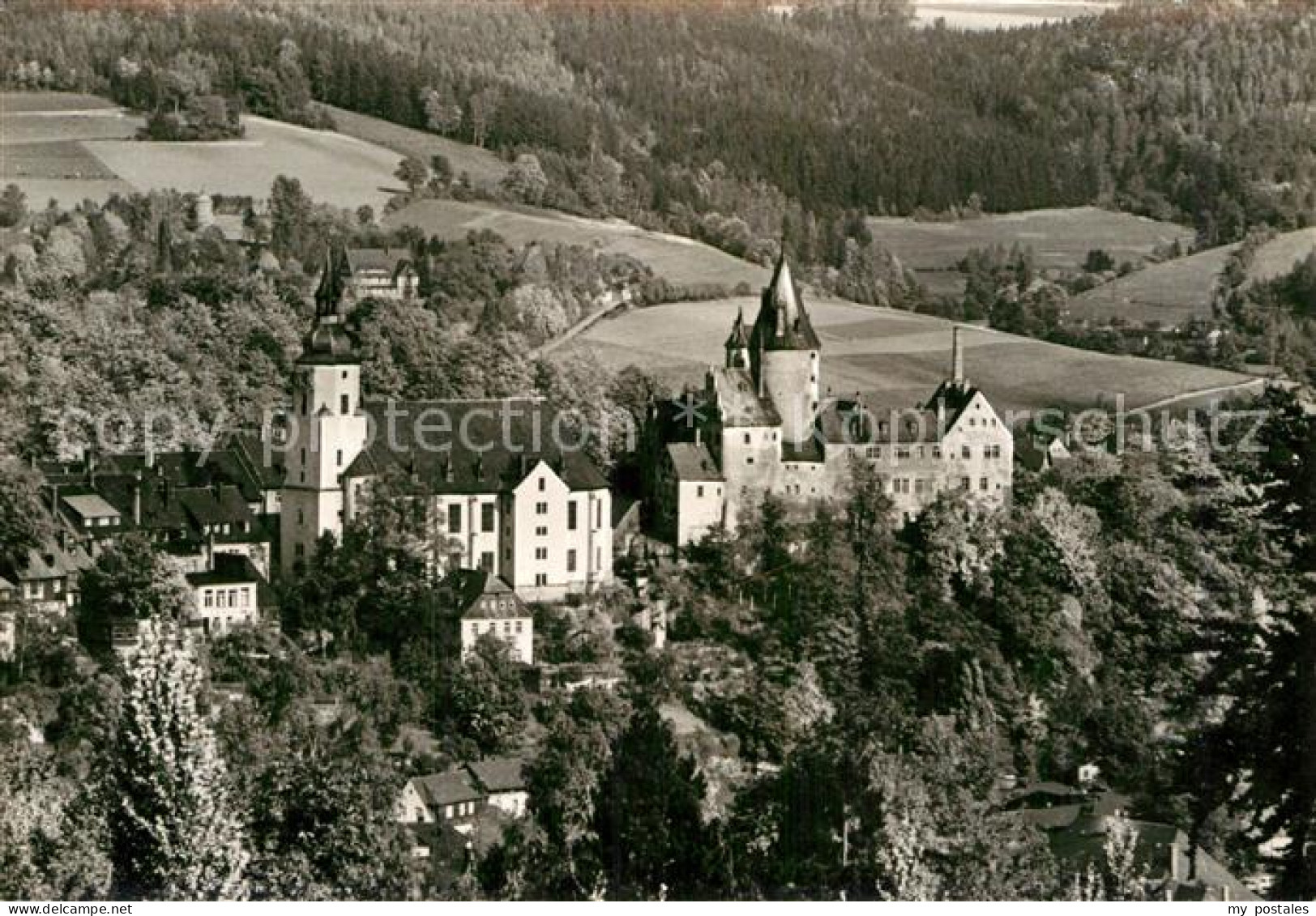 72963830 Schwarzenberg Erzgebirge Blick Zum Schloss Schwarzenberg - Schwarzenberg (Erzgeb.)