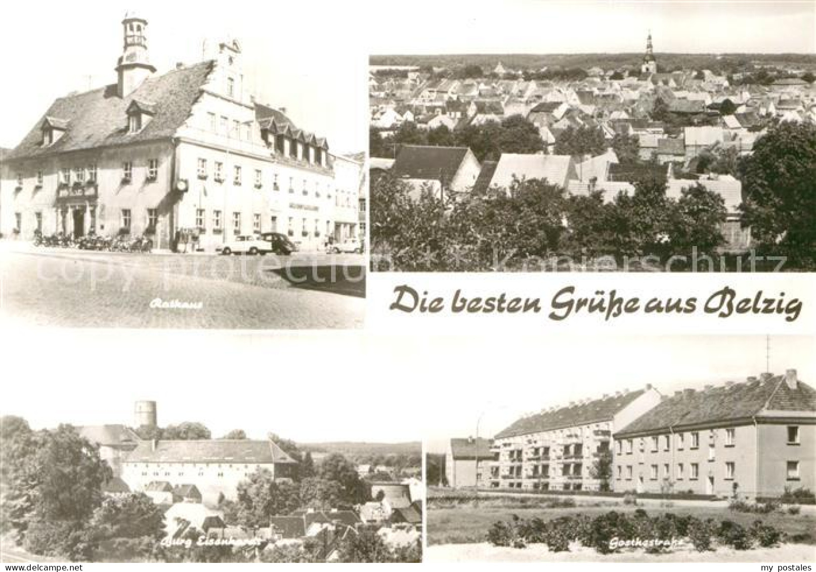 72963817 Belzig Bad Rathaus Burg Eisenhardt Goethestrasse Stadtpanorama Belzig - Belzig