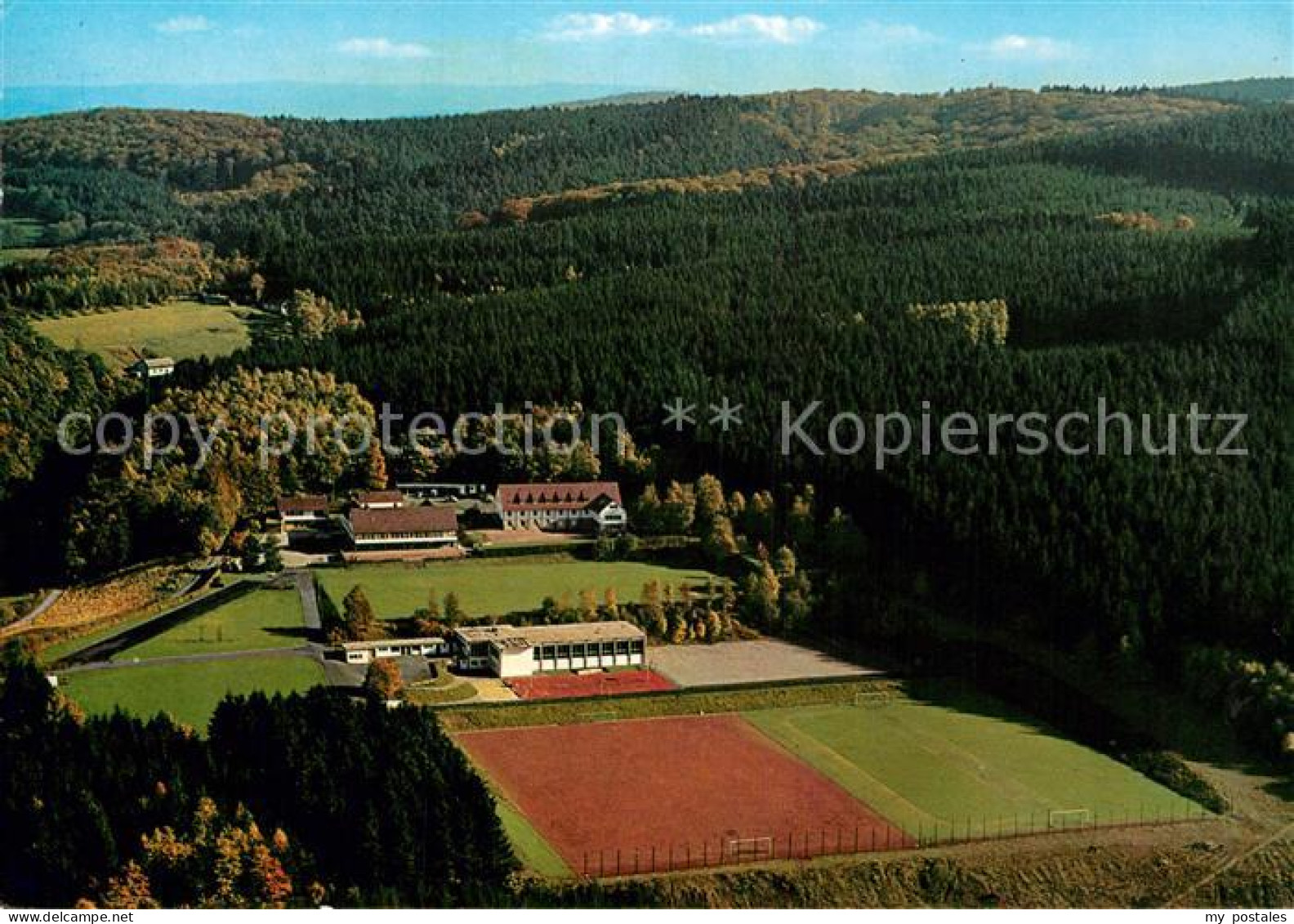 72962734 Hachen Sauerland Fliegeraufnahme Jugendbildungsstaette  Hachen - Sundern