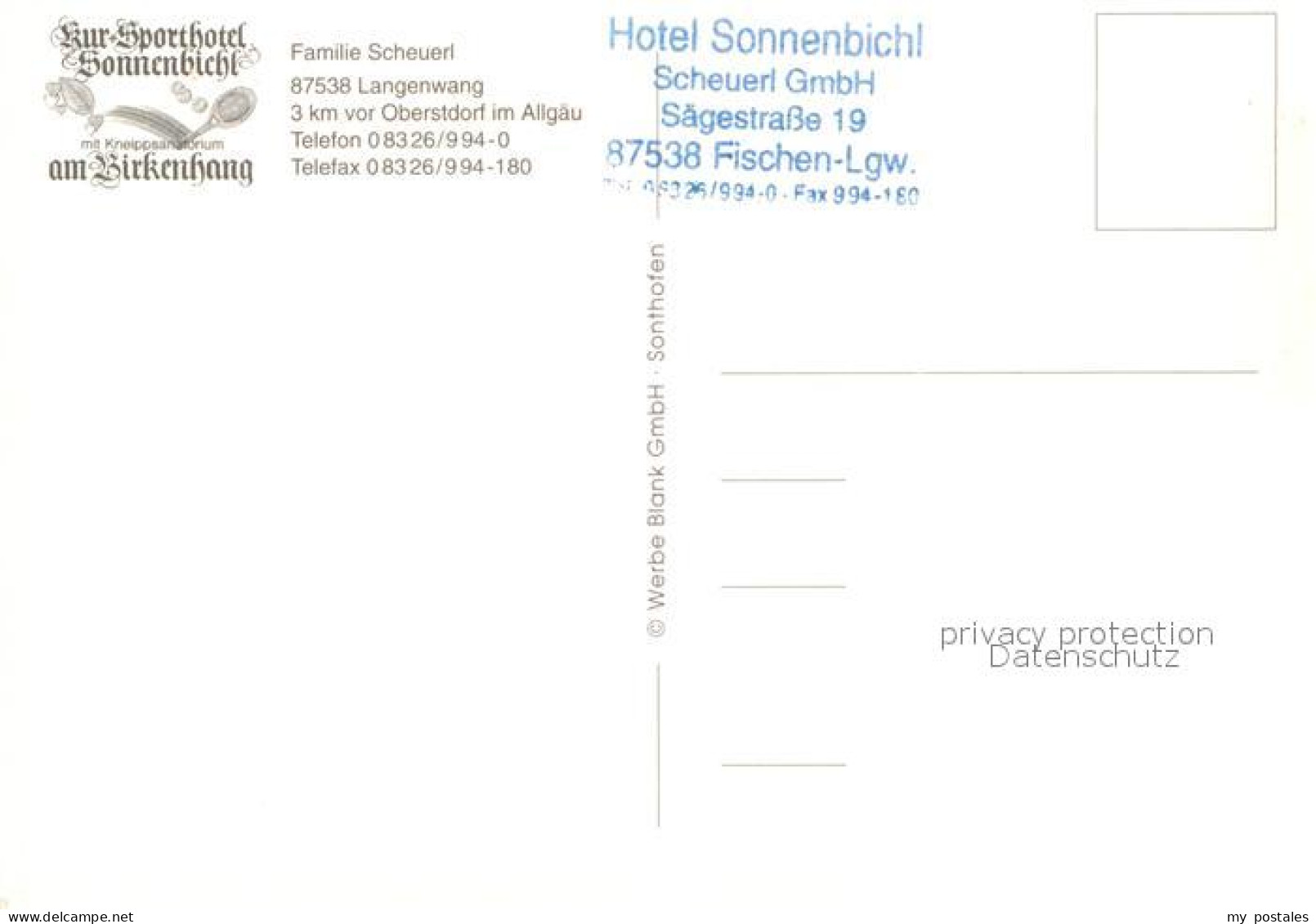 72962721 Langenwang Fischen Hotel Sonnenbichl Langenwang - Fischen