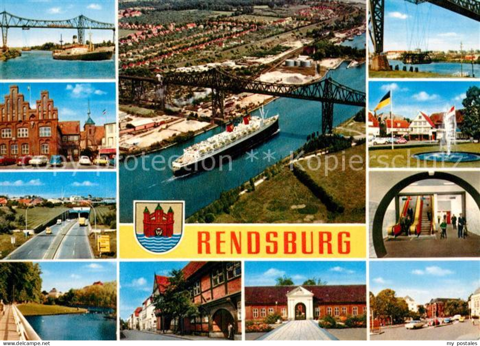 72962161 Rendsburg Bruecke Dampfer Ortsansichten  Rendsburg - Rendsburg