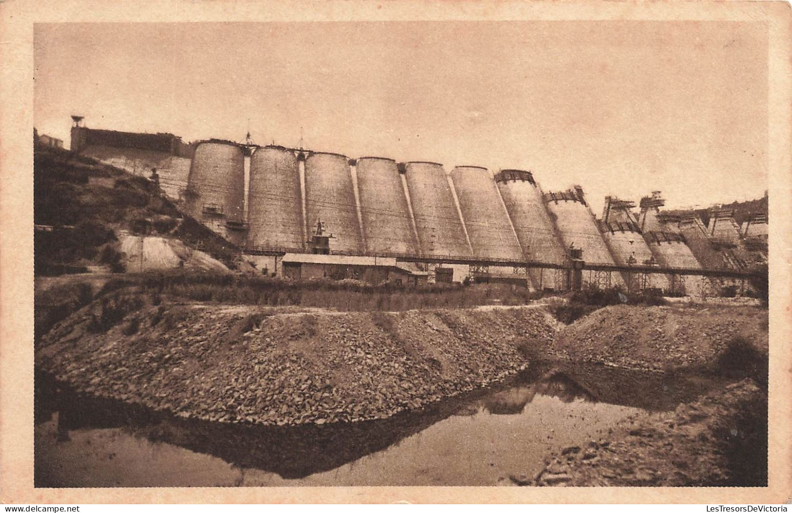 FRANCE - Barrage De Pannesière Chaumard (Nièvre) - Vue Générale D'Amont - Carte Postale Ancienne - Chateau Chinon