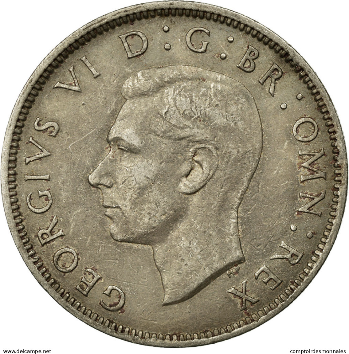 Monnaie, Grande-Bretagne, George VI, Florin, Two Shillings, 1949, TTB - J. 1 Florin / 2 Schillings