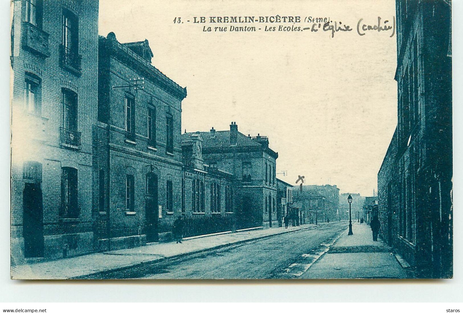 KREMLIN BICETRE - La Rue Danton - Les Ecoles - Kremlin Bicetre