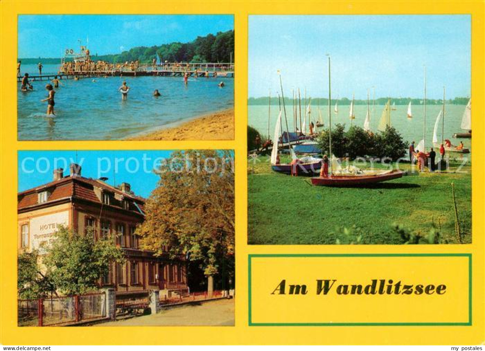 72961076 Wandlitz Strandbad Hotel Terrassen Am See Seglerhafen Wandlitzsee Wandl - Wandlitz