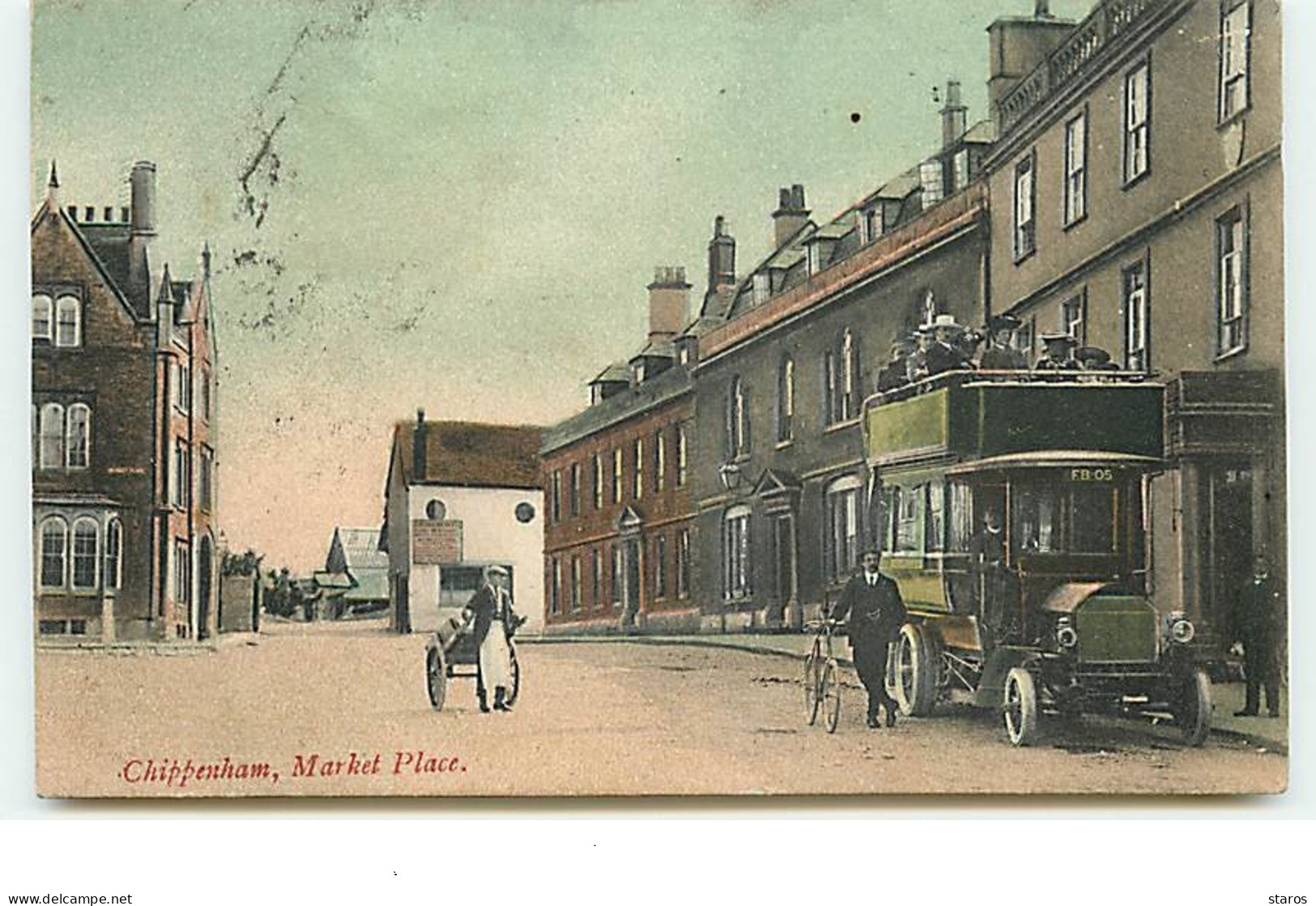 CHIPPENHAM - Market Place - Autobus - Bus - Autres & Non Classés