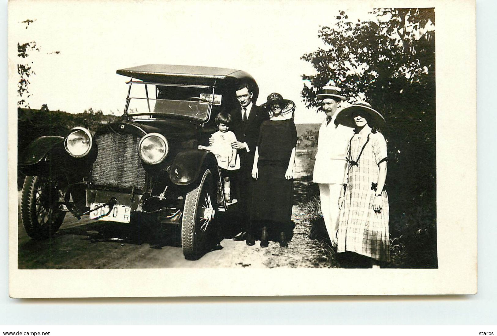 PUERTO RICO - RPPC - Mai 1923 - M Et Mme Schiaparelli - Mme Moralès - Automobile - Puerto Rico