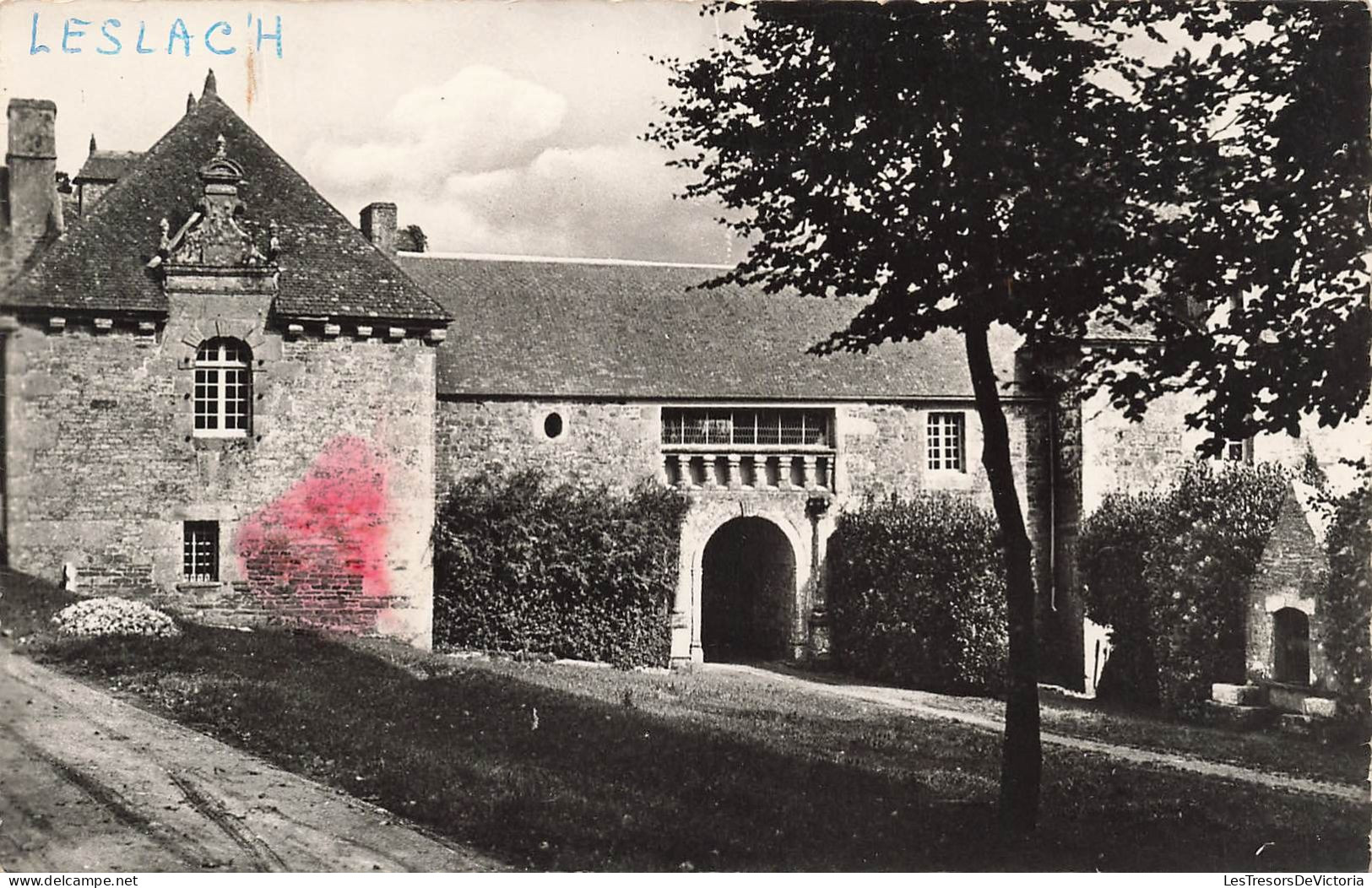 FRANCE - Plestin Les Grèves - Vue Générale Du Château Du Leslac'h - Carte Postale Ancienne - Plestin-les-Greves