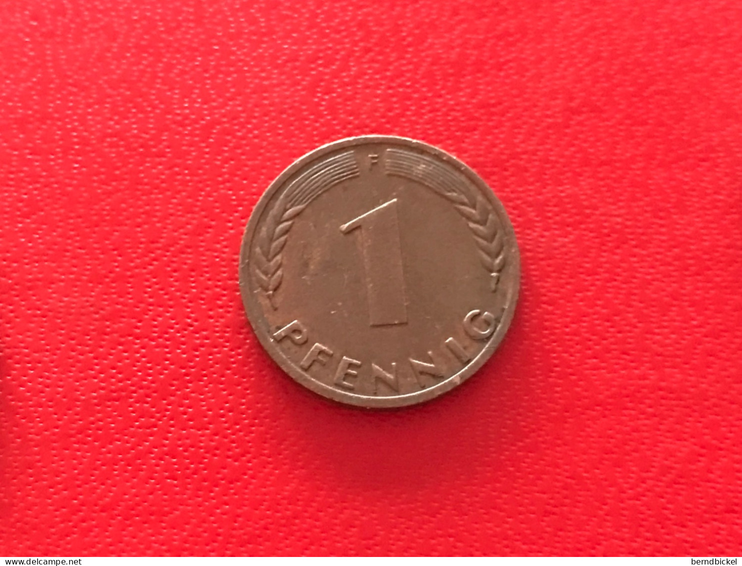 Münze Münzen Umlaufmünze Deutschland 1 Pfennig 1972 Münzzeichen F - 1 Pfennig
