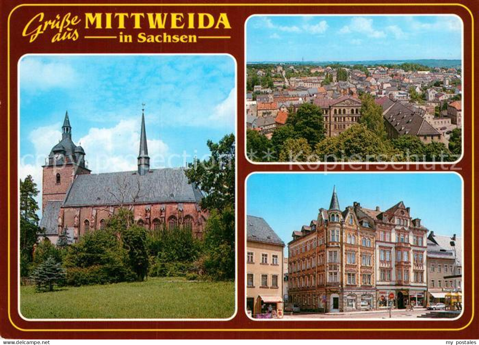 72958587 Mittweida Stadtkirche St. Marien Marktplatz Mittweida - Mittweida