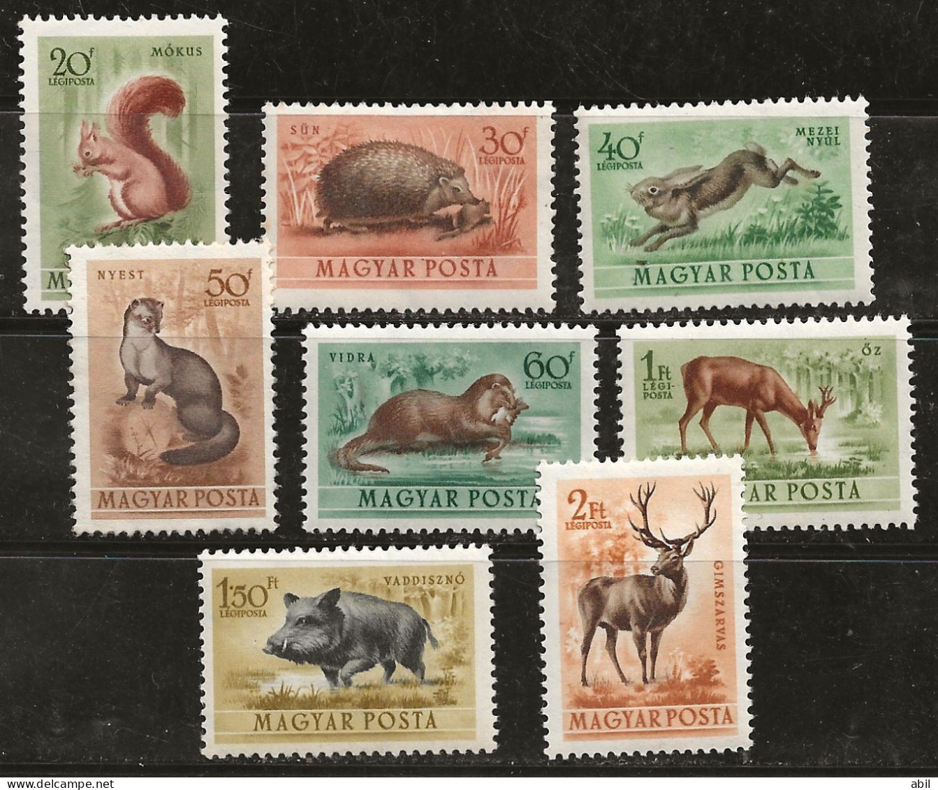 Hongrie 1953 N°Y.T. :  136 à 145 ** - Unused Stamps