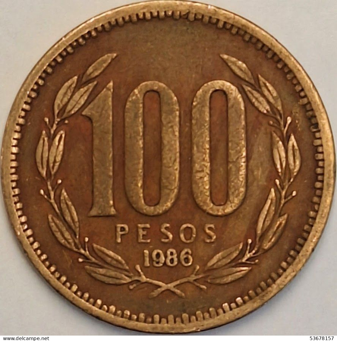 Chile - 100 Pesos 1986, KM# 226.1 (#3452) - Chili