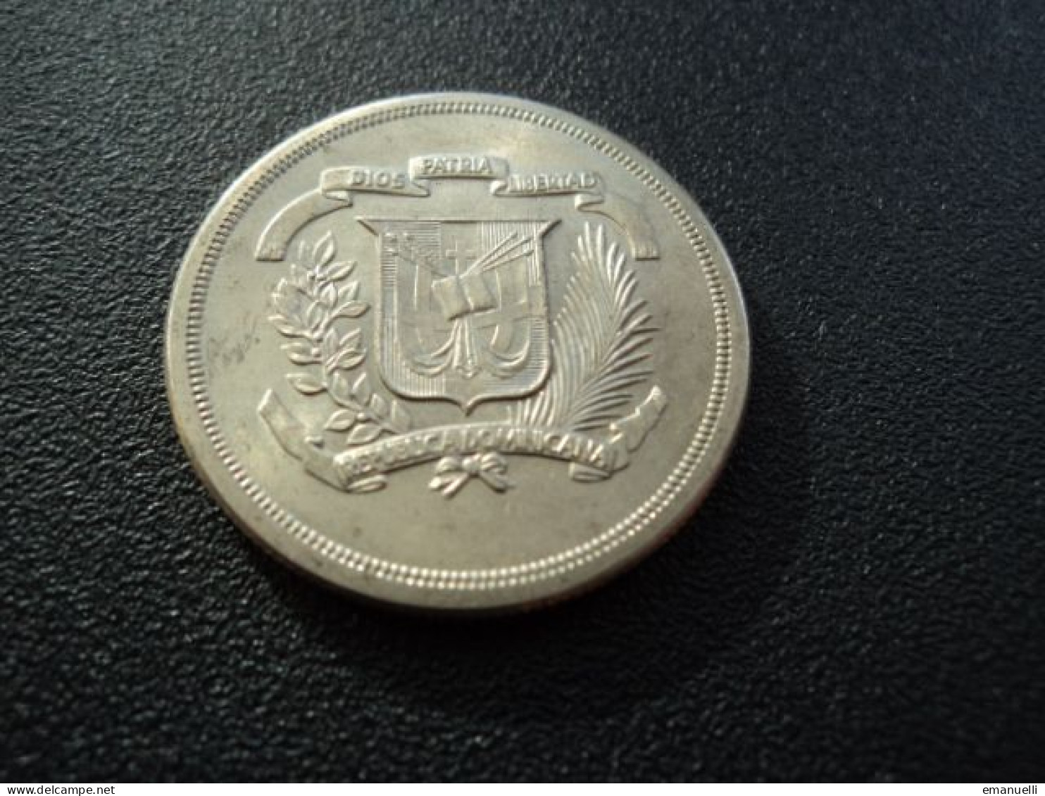 RÉPUBLIQUE DOMINICAINE * :1/2 PESO   1979  KM 52     SUP+/SUP - Dominicana