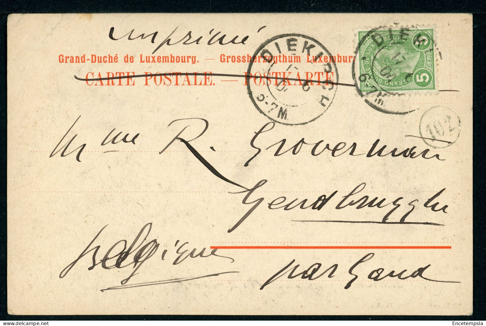 CPA - Carte Postale - Luxembourg - Diekirch - Vur Prise Du Herrenberg (CP24357) - Diekirch