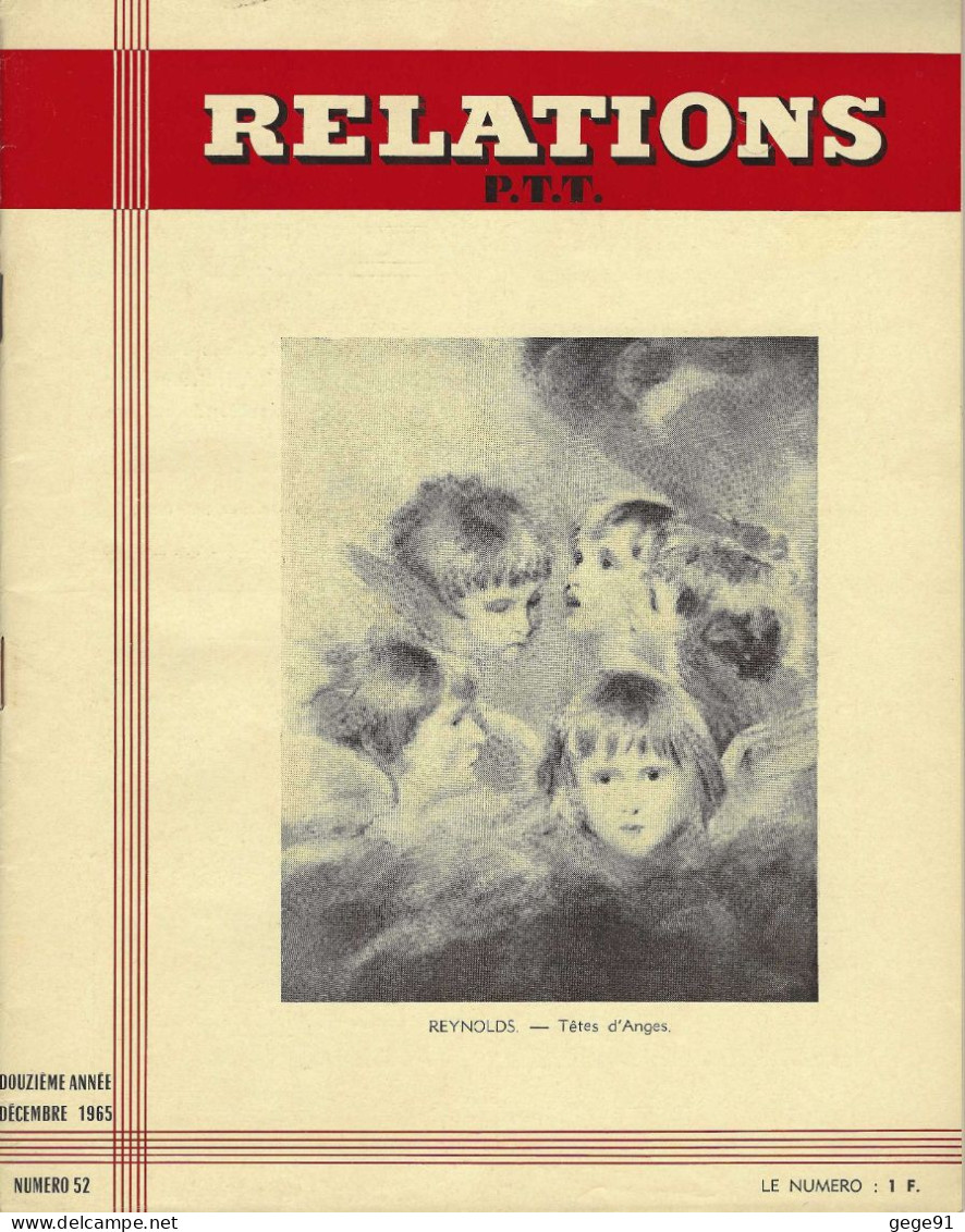 Revue Relations PTT _ N°52 - 1965 - Toerisme En Regio's