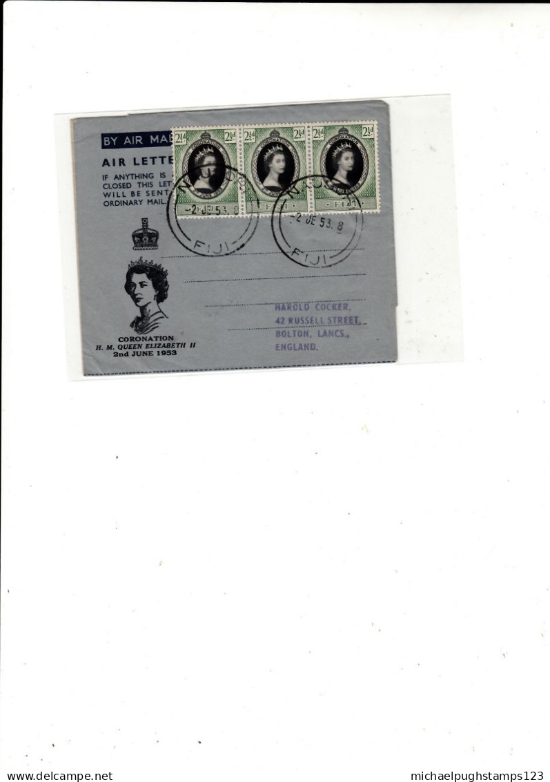 Fiji / Postmarks / 1953 Coronation - Fiji (1970-...)