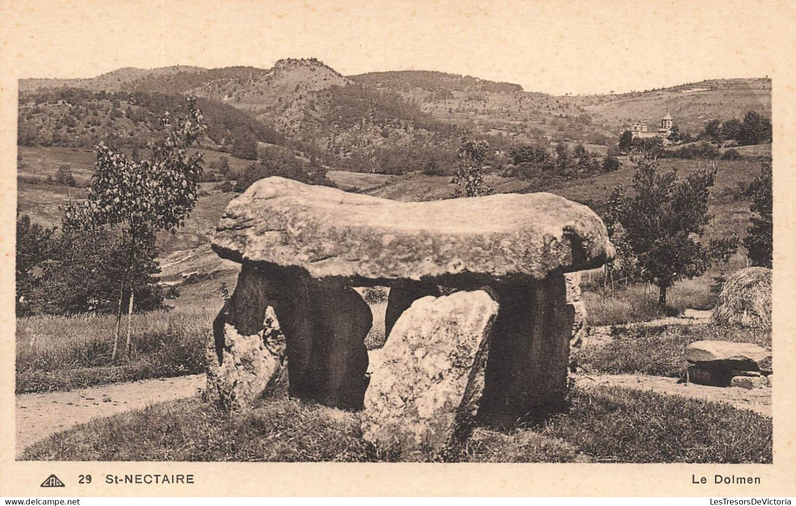 FRANCE - Saint Nectaire - Le Dolmen - Carte Postale Ancienne - Saint Nectaire