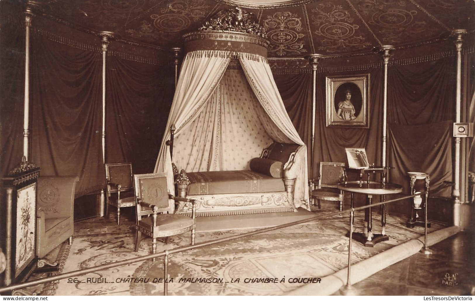 FRANCE - Rueil - Château De La Malmaison - La Chambre à Coucher  - Carte Postale Ancienne - Rueil Malmaison