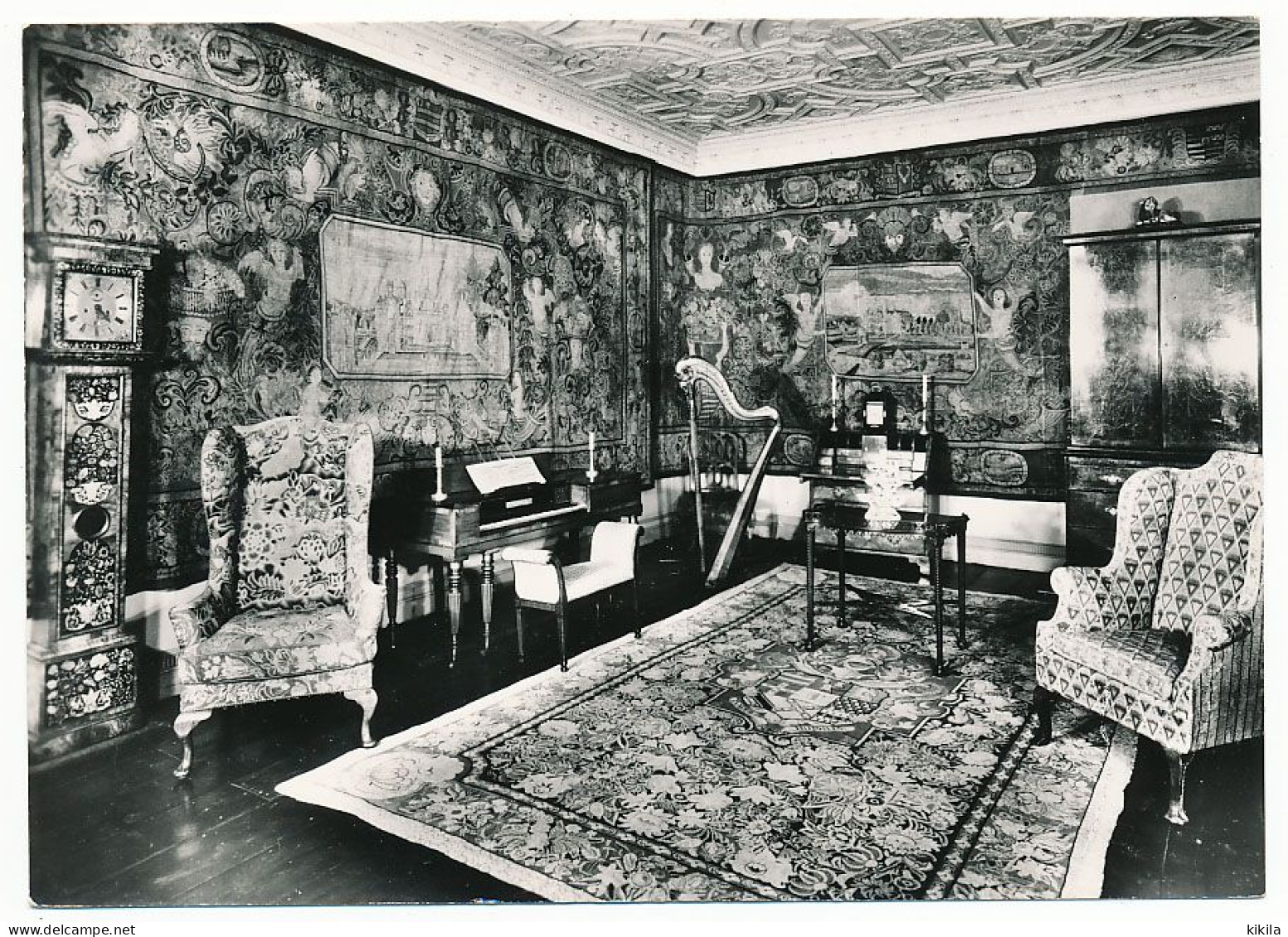 CPSM 10.5 X 15  Grande Bretagne Angleterre (152) Birmingham ASTON HALL Lady Holte's Drawing Room  Le Salon De Lady Holte - Birmingham