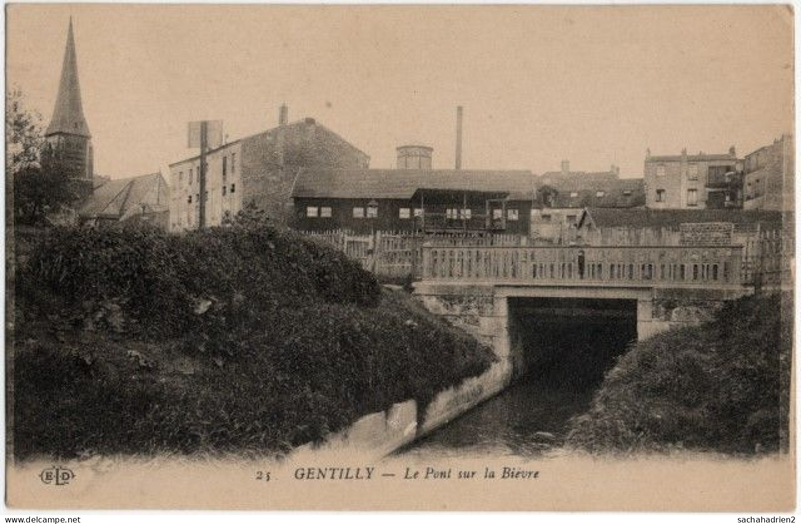 94. GENTILLY. Le Pont Sur La Bièvre. 25 - Gentilly