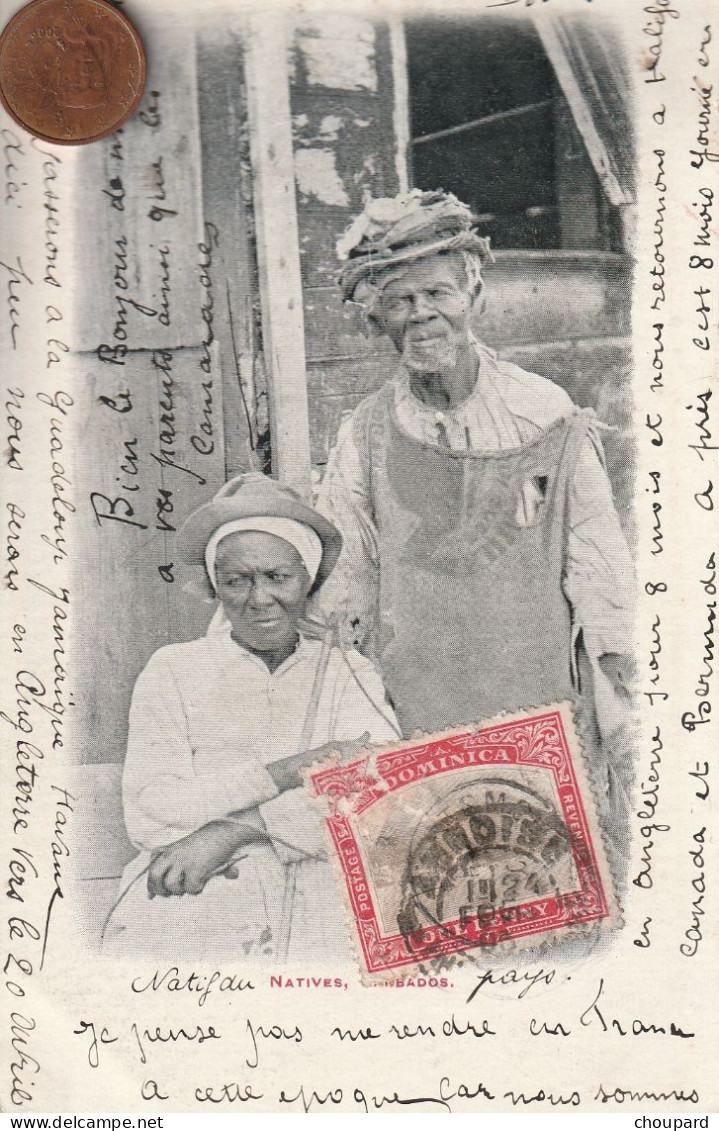 Carte Postale Ancienne De NATIVES      Dos Simple - Otros & Sin Clasificación