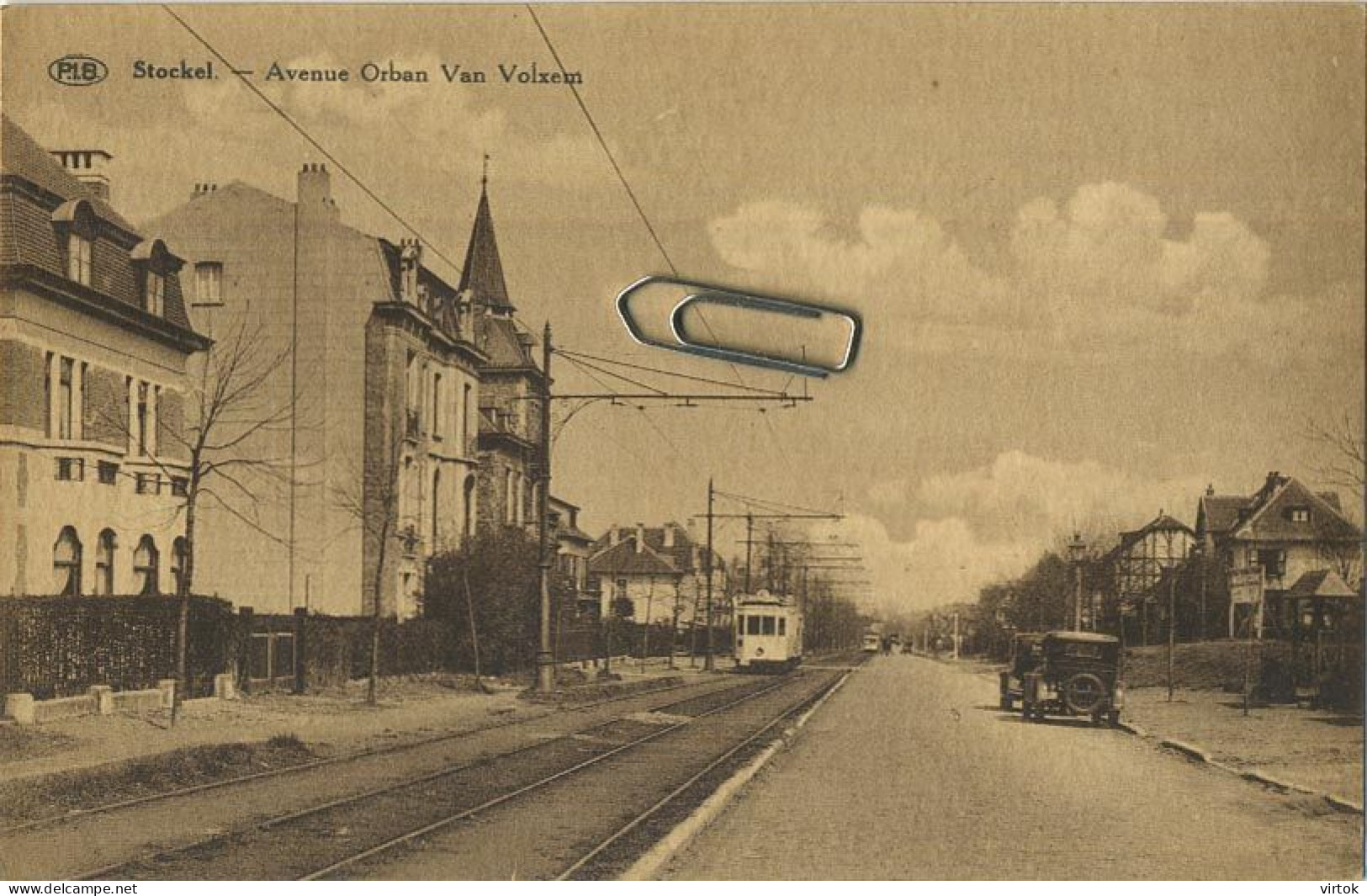 Stockel - Stokkel :  Avenue Orban Van Volxem    TRAM  (  Old Cars ) - St-Pieters-Woluwe - Woluwe-St-Pierre