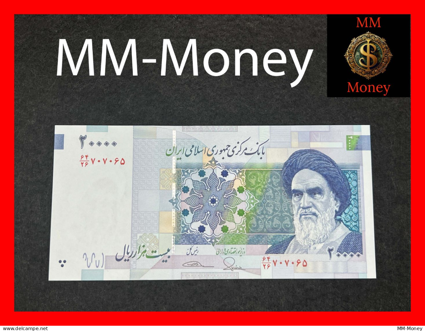 IRAN 20.000 20000 Rials  2014  P. 153 A  "sig. Seyf - Tayebnia"    UNC - Iran