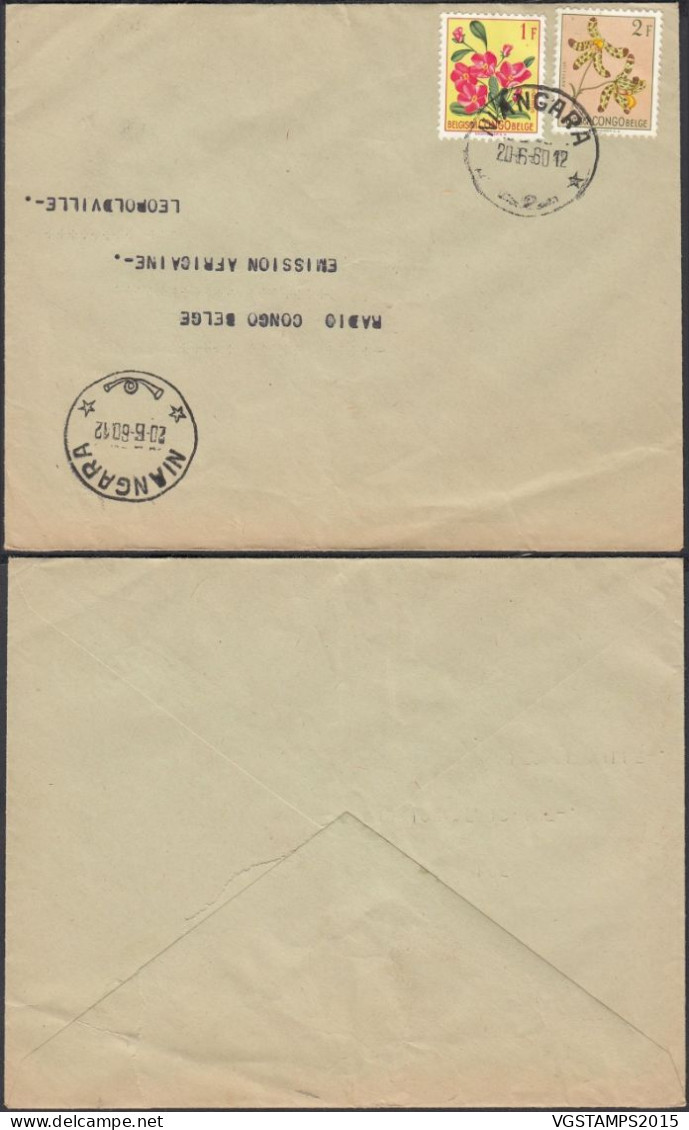 Congo Belge 1960 - Lettre Courrier Interne De Niangara Vers Léopoldville. 10 Jours Avant Indépendence.... (EB) AR-01890 - Used Stamps