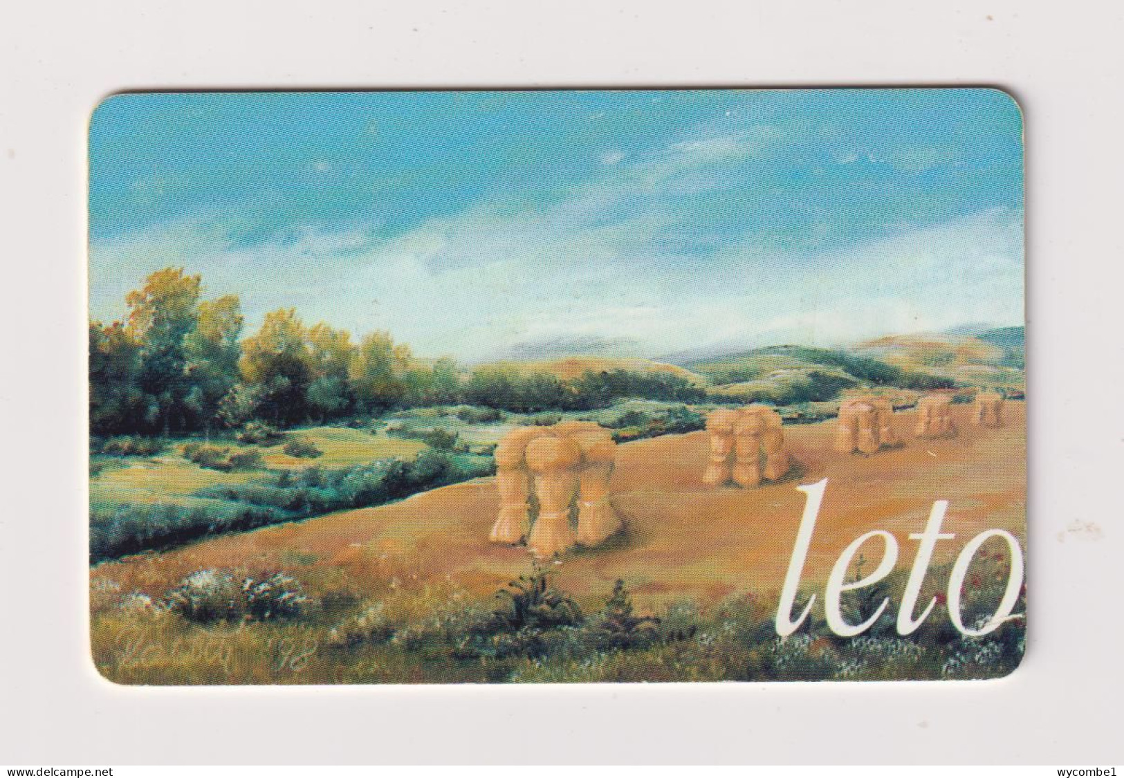 SLOVAKIA  - Harvest Scene Chip Phonecard - Slovakia