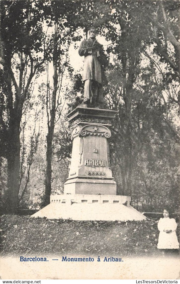 ESPAGNE - Barcelona - Monumento à Aribau - Carte Postale Ancienne - Barcelona