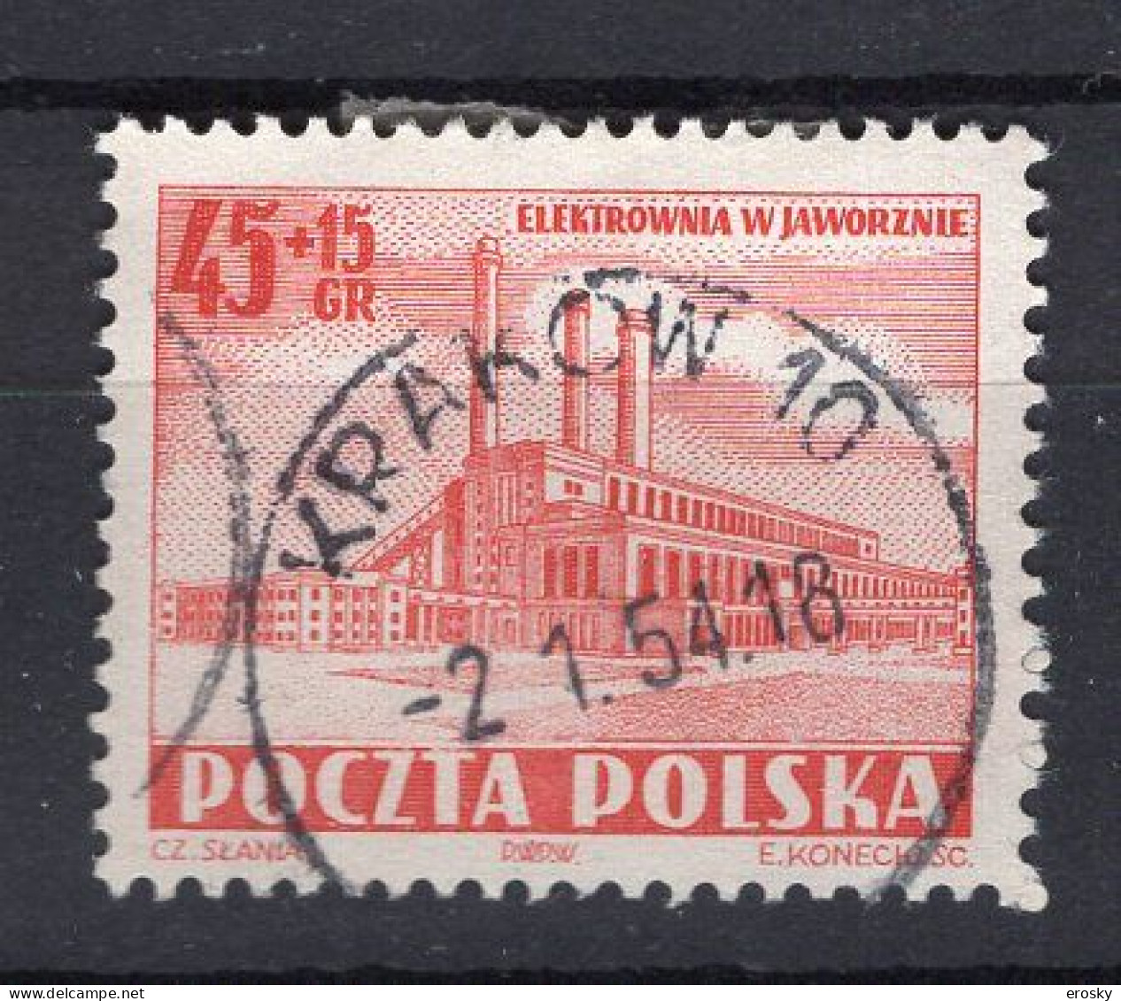 R0965 - POLOGNE POLAND Yv N°669 - Gebraucht