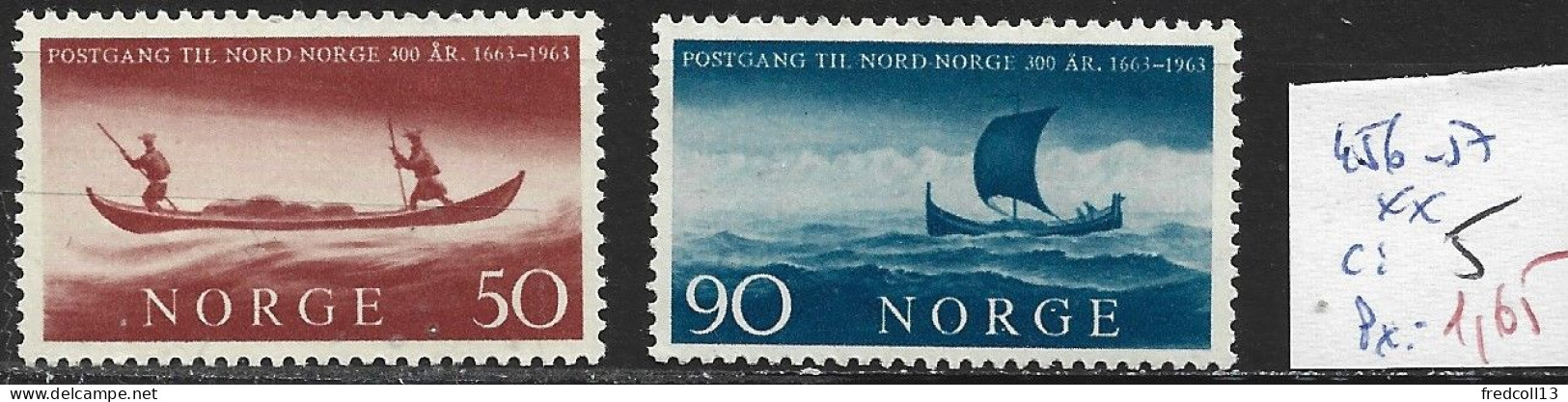 NORVEGE 456-57 ** Côte 5 € - Neufs