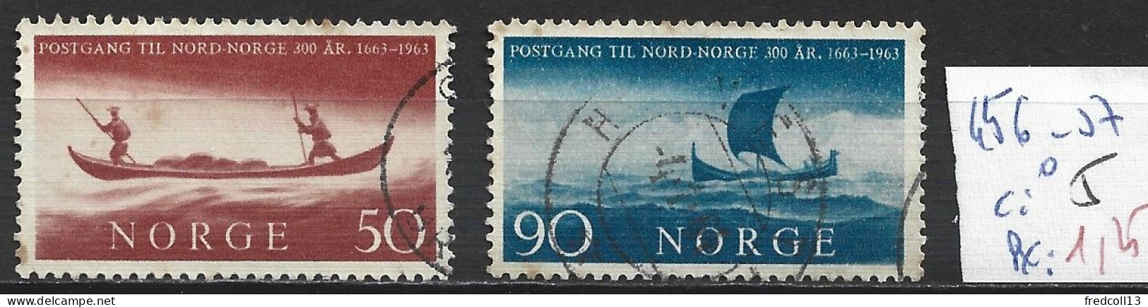 NORVEGE 456-57 Oblitérés Côte 5 € - Used Stamps