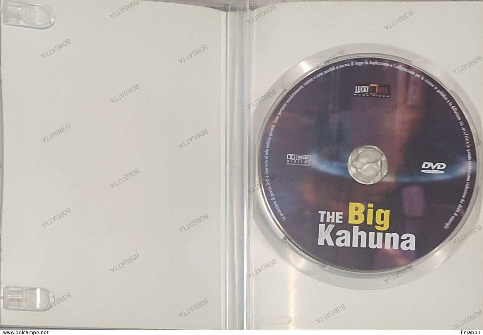 BORGATTA - DRAMMA - Dvd THE BIG KAHUNA - KEVIN SPACEY - PAL 2 - LUCKY RED 2000 -  USATO In Buono Stato - Drama