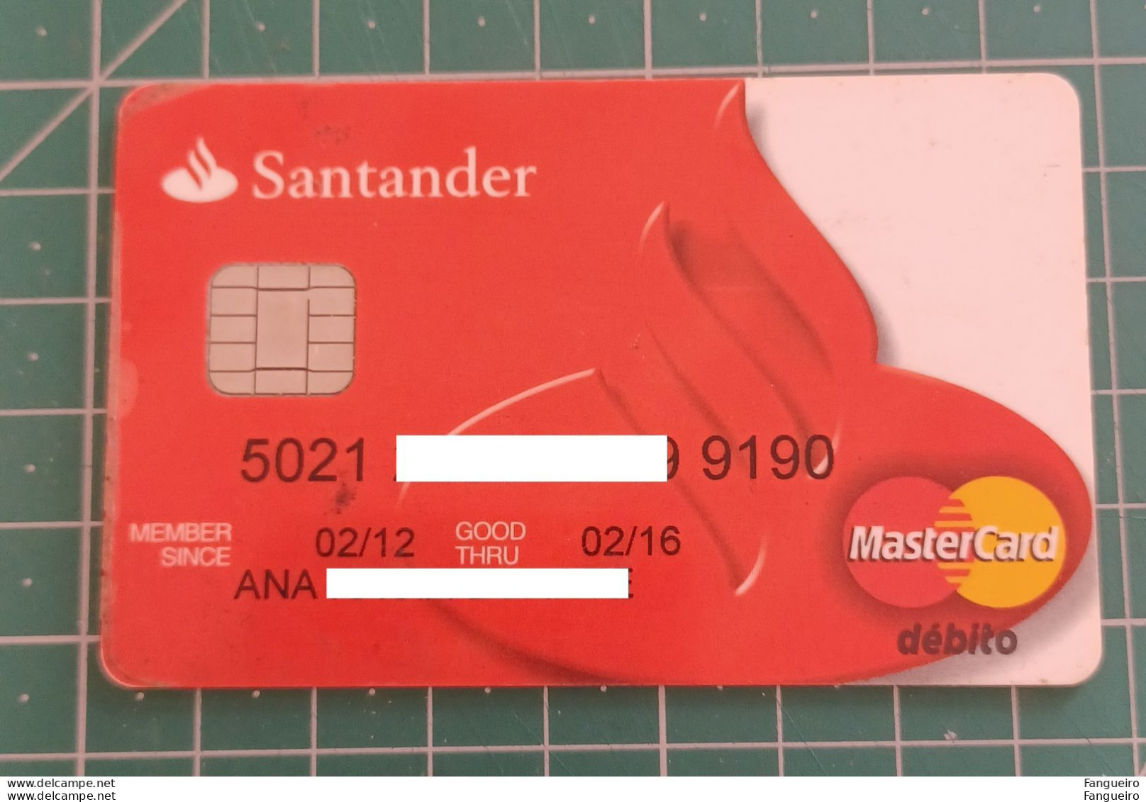 BRAZIL CREDIT CARD SANTANDER BANK - Credit Cards (Exp. Date Min. 10 Years)
