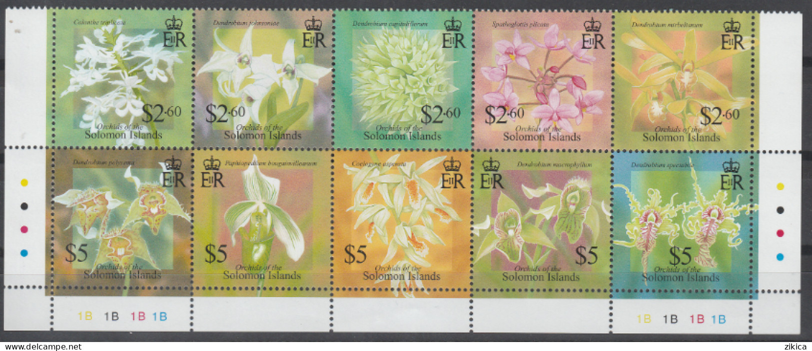 Solomon Islands - 2004 Orchids ( Full Serial ) MNH** - Islas Salomón (1978-...)