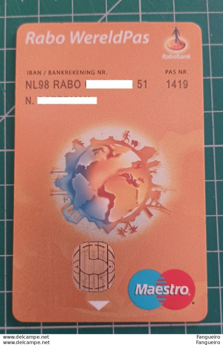 NETHERLANDS CREDIT CARD RABO BANK - Tarjetas De Crédito (caducidad Min 10 Años)